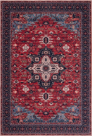 Safavieh Serapi SEP560 Red / Navy Machine Washable Area Rug