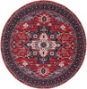 Safavieh Serapi SEP560 Red / Navy Machine Washable Area Rug