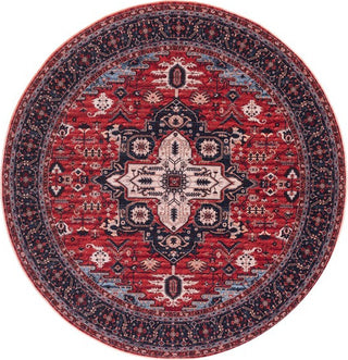 Safavieh Serapi SEP560 Red / Navy Machine Washable Area Rug