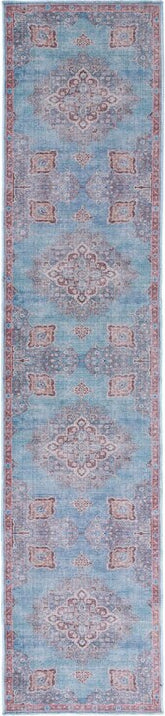 Safavieh Serapi SEP580 Blue / Brown Machine Washable Area Rug