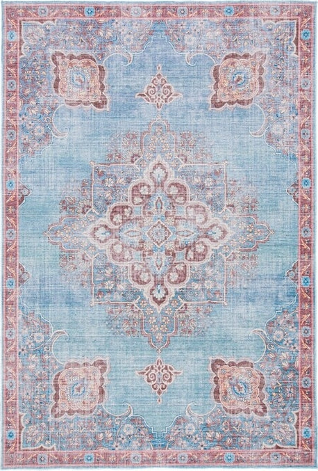 Safavieh Serapi SEP580 Blue / Brown Machine Washable Area Rug