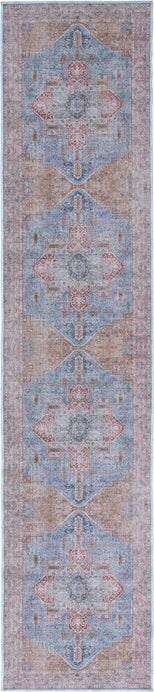 Safavieh Serapi SEP582 Blue / Rust Machine Washable Area Rug