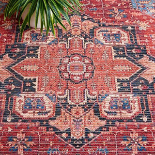 Safavieh Serapi SEP612 Red / Blue Machine Washable Area Rug