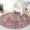 Safavieh Serapi SEP624 Rust / Navy Machine Washable Area Rug