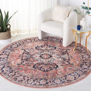 Safavieh Serapi SEP624 Rust / Navy Machine Washable Area Rug