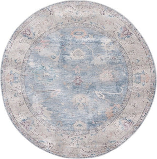 Safavieh Serapi SEP666 Blue / Beige Machine Washable Round Area Rug