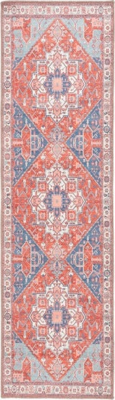 Safavieh Serapi SEP811 Rust / Blue Machine Washable Area Rug