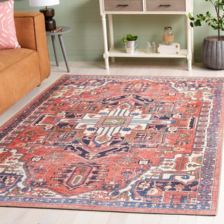 Safavieh Serapi SEP812 Rust / Navy Machine Washable Area Rug