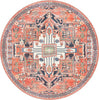 Safavieh Serapi SEP812 Rust / Navy Machine Washable Area Rug