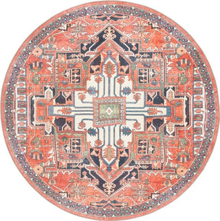 Safavieh Serapi SEP812 Rust / Navy Machine Washable Area Rug