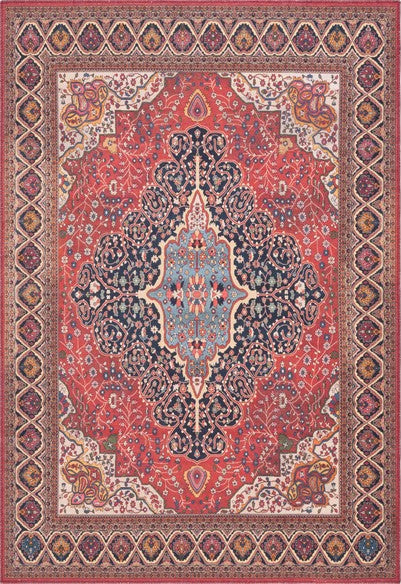 Safavieh Serapi SEP814 Rust / Navy Machine Washable Area Rug