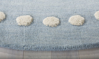 Safavieh Kids SFK802M Blue / Ivory Area Rug Detail