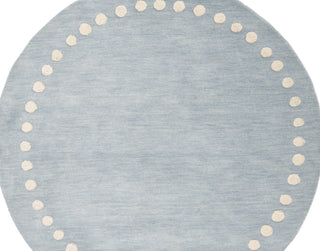 Safavieh Kids SFK802M Blue / Ivory Area Rug Round