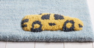 Safavieh Kids SFK806L Light Blue / Yellow Area Rug Detail