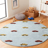 Safavieh Kids SFK806L Light Blue / Yellow Area Rug Room Scene Feature