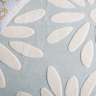 Safavieh Kids SFK914J Teal / Ivory Area Rug Detail