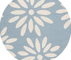 Safavieh Kids SFK914L Light Blue / Ivory Area Rug Round