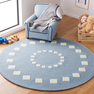 Safavieh Kids SFK925M Blue / Ivory Area Rug Room Scene Feature