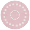Safavieh Kids SFK925U Pink / Ivory Area Rug Round