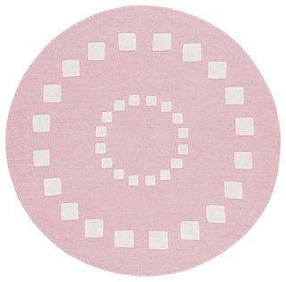 Safavieh Kids SFK925U Pink / Ivory Area Rug Round