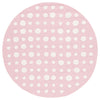 Safavieh Kids SFK926U Pink / Ivory Area Rug Round