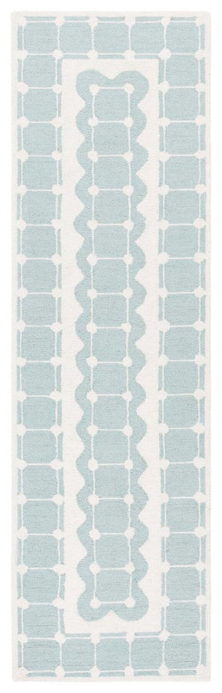 Safavieh Kids SFK927K Turquoise / Ivory Area Rug Runner