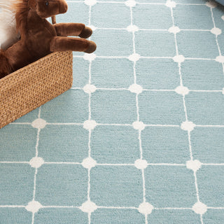 Safavieh Kids SFK927K Turquoise / Ivory Area Rug Detail