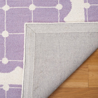 Safavieh Kids SFK927V Purple / Ivory Area Rug Backing