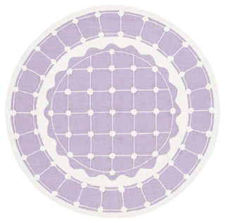Safavieh Kids SFK927V Purple / Ivory Area Rug Round