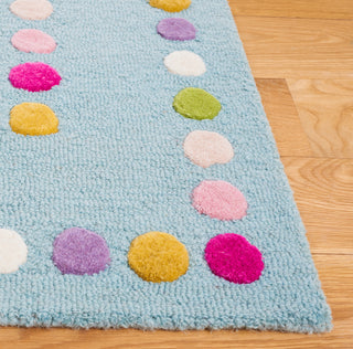 Safavieh Kids SFK928M Blue / Pink Area Rug Detail
