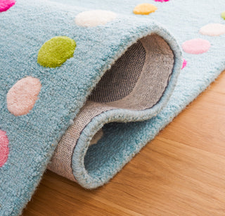 Safavieh Kids SFK928M Blue / Pink Area Rug Detail