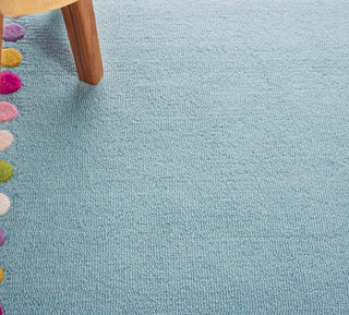 Safavieh Kids SFK928M Blue / Pink Area Rug Detail