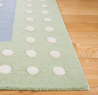 Safavieh Kids SFK929M Blue / Green Area Rug Detail