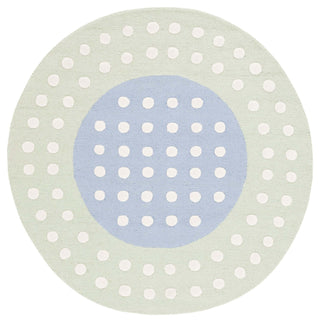 Safavieh Kids SFK929M Blue / Green Area Rug Round