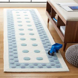 Safavieh Kids SFK930M Ivory / Blue Area Rug Room Scene Feature