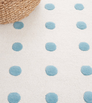 Safavieh Kids SFK930M Ivory / Blue Area Rug Detail