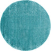 Safavieh Shag SG180 Aqua Blue Area Rug Round