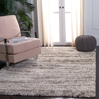 Safavieh Hudson Shag SGH206A Ivory / Grey Area Rug Room Scene Feature