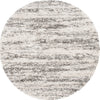 Safavieh Hudson Shag SGH206A Ivory / Grey Area Rug Round