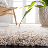 Safavieh Hudson Shag SGH206B Ivory / Beige Area Rug Detail