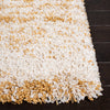 Safavieh Hudson Shag SGH206D Ivory / Gold Area Rug Detail