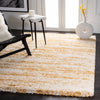 Safavieh Hudson Shag SGH206D Ivory / Gold Area Rug Room Scene Feature