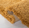 Safavieh Hudson Shag SGH220D Gold Area Rug Detail