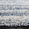 Safavieh Hudson Shag SGH295A Ivory / Navy Area Rug Detail