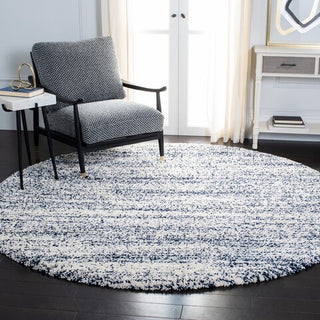 Safavieh Hudson Shag SGH295A Ivory / Navy Area Rug Room Scene