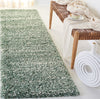 Safavieh Hudson Shag SGH295E Green / Ivory Area Rug Room Scene Feature