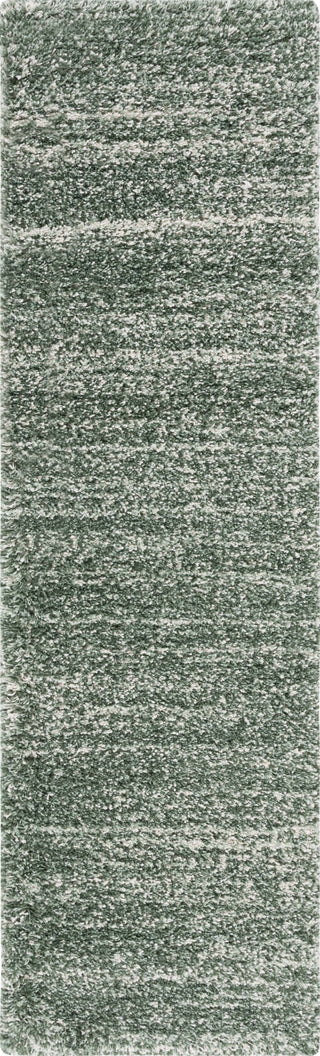 Safavieh Hudson Shag SGH295E Green / Ivory Area Rug Runner