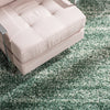 Safavieh Hudson Shag SGH295E Green / Ivory Area Rug Detail