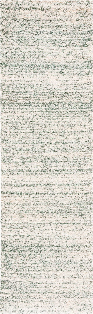 Safavieh Hudson Shag SGH295X Ivory / Green Area Rug Runner