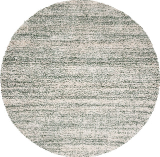 Safavieh Hudson Shag SGH295X Ivory / Green Area Rug Round